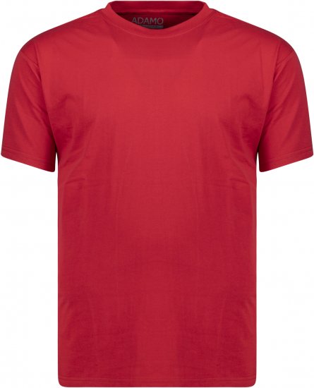Adamo Kevin Regular fit T-shirt Red - Tričká - Nadrozmerné tričká - 2XL-14XL
