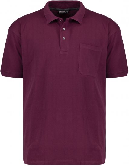 Adamo Klaas Regular fit Polo Shirt with Pocket Blackberry - Polokošele - Polokošele 2XL-8XL