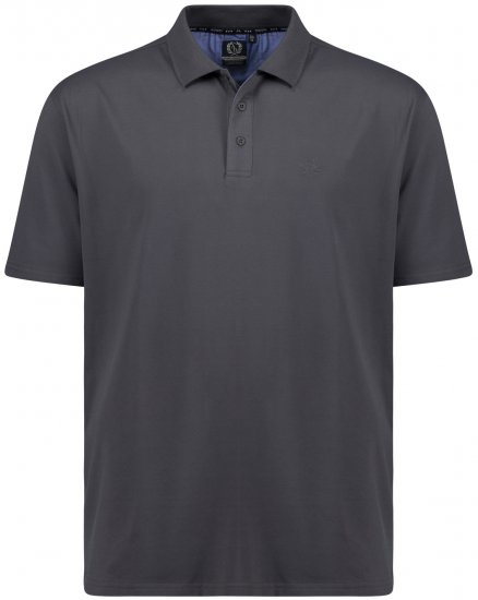 Adamo Picco Technical Sports Polo Charcoal - Športové oblečenie - Sportovní Oblečení 2XL-10XL