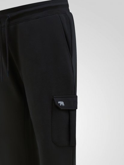 D555 Dexter 1 Cargo Jogger With Bear Embroidery Čierna - Tepláky & teplákové kraťasy - Tepláky & Teplákové kraťasy - 2XL-12XL