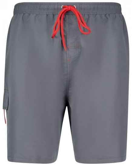 Adamo 141230 Plavecké kraťasy Tmavosivá - Spodná bielizeň - Spodné Prádlo 2XL-8XL