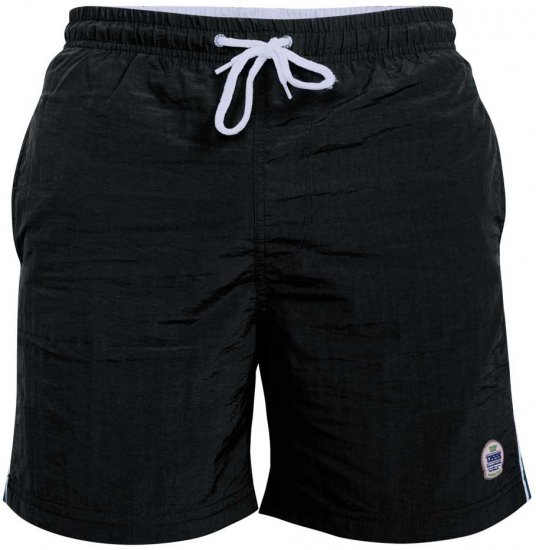 D555 Yarrow Swimshorts Black - Spodná bielizeň - Spodné Prádlo 2XL-8XL