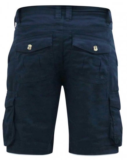 D555 RODNEY Cotton Cargo Shorts Navy - Šortky - Šortky W40-W60