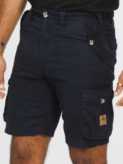 D555 RODNEY Cotton Cargo Shorts Navy - Šortky - Šortky W40-W60