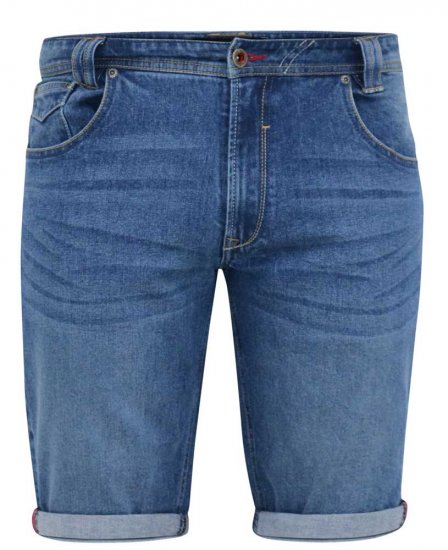 D555 JONES Stretch Denim Shorts Blue Stonewash - Šortky - Šortky W40-W60