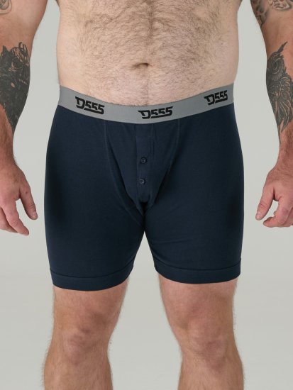 Duke Driver Boxershorts Black, Grey, Navy 3-Pack - Spodná bielizeň - Spodné Prádlo 2XL-8XL