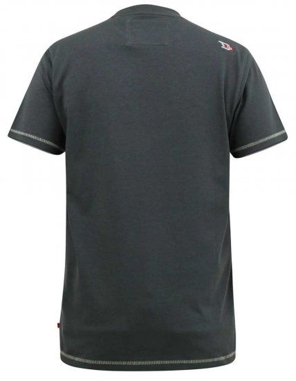 D555 BENNETT Dune Kings Buggy Printed Crew Neck T-Shirt Khaki - Tričká - Nadrozmerné tričká - 2XL-14XL
