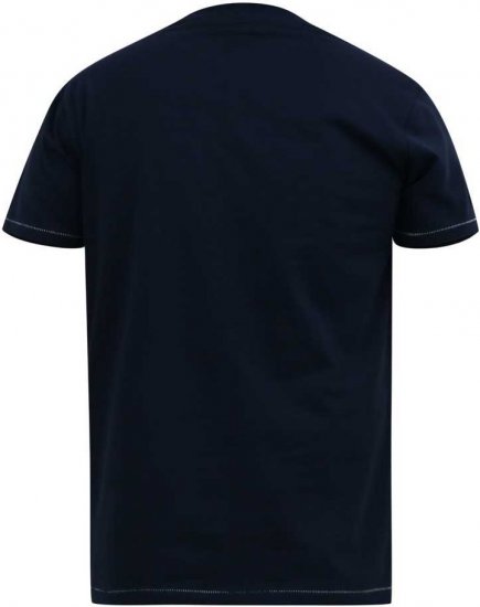 D555 ROGERS Official Captain America Printed T-Shirt Dark Navy - Tričká - Nadrozmerné tričká - 2XL-14XL