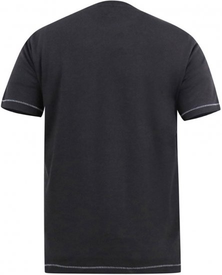 D555 MARTIN Official Batman Printed T-Shirt Washed Black - Tričká - Nadrozmerné tričká - 2XL-14XL