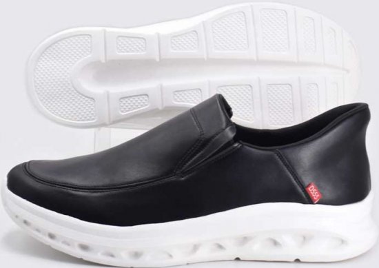 D555 Carlisle 2 Kingsize Hands Free Shoes Black - Pánske topánky 40-52 - 