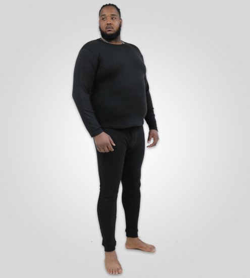 D555 Boston Thermal Long Johns Black - Spodná bielizeň - Spodné Prádlo 2XL-8XL