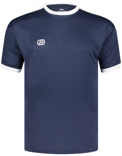 Adamo Marco Technical Sports T-shirt Navy - Športové oblečenie - Sportovní Oblečení 2XL-10XL
