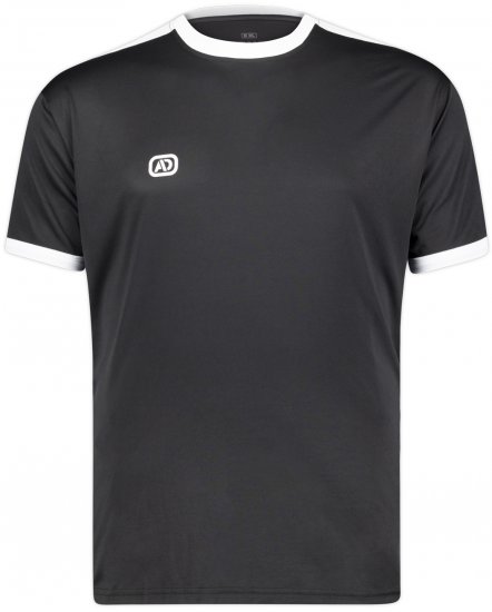 Adamo Marco Technical Sports T-shirt Black - Športové oblečenie - Sportovní Oblečení 2XL-10XL