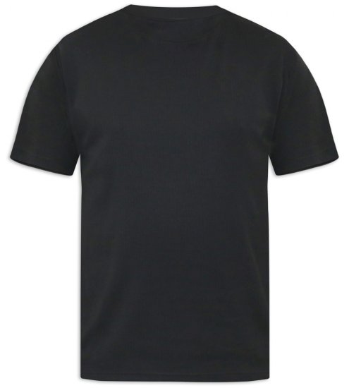 D555 Motherwell Thermal Short Sleeve T-Shirt Black - Spodná bielizeň - Spodné Prádlo 2XL-8XL