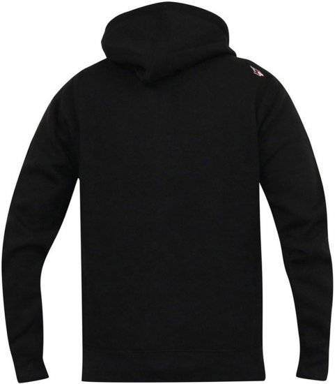 D555 LINGARD Full Zip Hoody With Original Chest Print Black - Mikiny & mikiny bez kapucne - Mikiny & Mikiny s Kapucňou 2XL-12XL