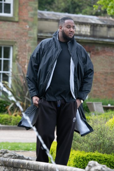 D555 Webber sherpa podšitá vodeodolná bunda černá - Bundy - Bundy Nadmerné Veľkosti 2XL-8XL