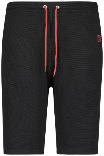Adamo Marcel Ottoman Sweatshorts Black - Tepláky & teplákové kraťasy - Tepláky & Teplákové kraťasy - 2XL-12XL