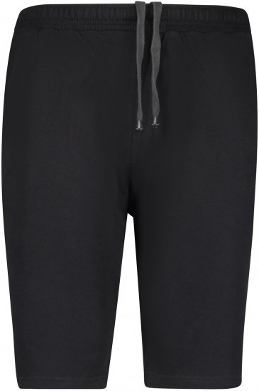 Adamo Athen Sweatshorts Black - Tepláky & teplákové kraťasy - Tepláky & Teplákové kraťasy - 2XL-12XL
