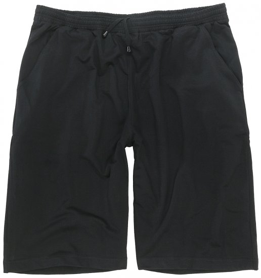 Adamo Athen Sweatshorts Black - Tepláky & teplákové kraťasy - Tepláky & Teplákové kraťasy - 2XL-12XL