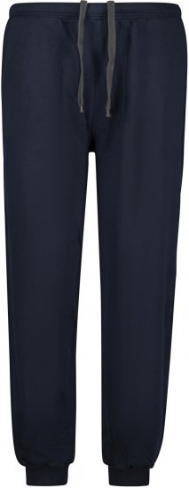 Adamo Athen Sweatpants with Cuffs Navy - Tepláky & teplákové kraťasy - Tepláky & Teplákové kraťasy - 2XL-12XL