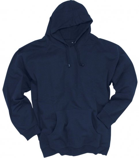 Adamo Athen Hoodie without Zipper Navy - Mikiny & mikiny bez kapucne - Mikiny & Mikiny s Kapucňou 2XL-12XL
