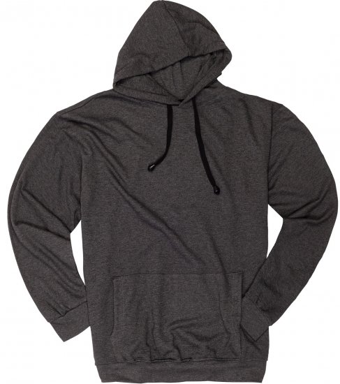 Adamo Athen Hoodie without Zipper Charocal - Mikiny & mikiny bez kapucne - Mikiny & Mikiny s Kapucňou 2XL-12XL
