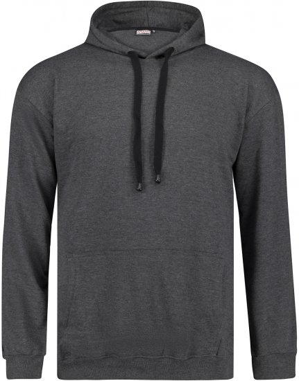 Adamo Athen Hoodie without Zipper Charocal - Mikiny & mikiny bez kapucne - Mikiny & Mikiny s Kapucňou 2XL-12XL
