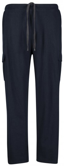 Adamo Athen Sweatpants with Cargo-pocket Navy - Tepláky & Teplákové kraťasy - Tepláky & Teplákové kraťasy - 2XL-12XL