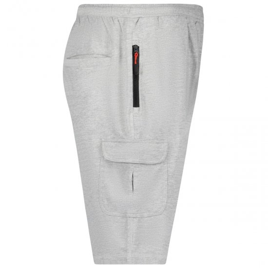 Adamo 159308 Kraťasy cargo Sivý melír - Tepláky & teplákové kraťasy - Tepláky & Teplákové kraťasy - 2XL-12XL