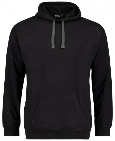 Adamo 159310 Mikina s kapucňou Čierna - Mikiny & mikiny bez kapucne - Mikiny & Mikiny s Kapucňou 2XL-12XL