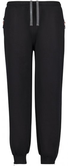 Adamo 159312 Tepláky s vreckami na zips Čierna - Tepláky & teplákové kraťasy - Tepláky & Teplákové kraťasy - 2XL-12XL