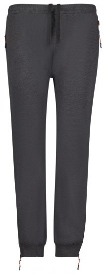 Adamo 159312 Tepláky s vreckami na zips Tmavosivý melír - Tepláky & teplákové kraťasy - Tepláky & Teplákové kraťasy - 2XL-12XL