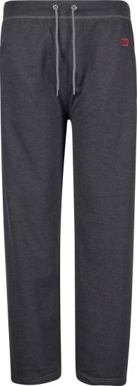 Adamo Markus Sweatpants with draw-cord Charcoal - Tepláky & teplákové kraťasy - Tepláky & Teplákové kraťasy - 2XL-12XL