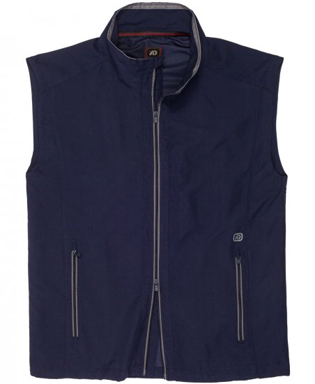 Adamo Orlando Fitness Vest Full Zipper Navy - Športové oblečenie - Sportovní Oblečení 2XL-10XL