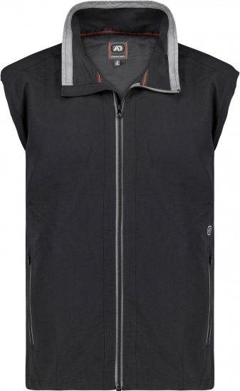 Adamo Orlando Fitness Vest Full Zipper Black - Športové oblečenie - Sportovní Oblečení 2XL-10XL