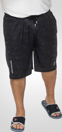 D555 Woking Dry Wear Fully Elasticated Polyester Shorts Navy - Športové oblečenie - Sportovní Oblečení 2XL-10XL
