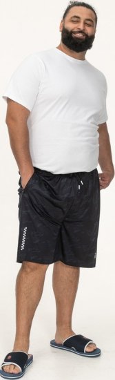 D555 Woking Dry Wear Fully Elasticated Polyester Shorts Navy - Športové oblečenie - Sportovní Oblečení 2XL-10XL