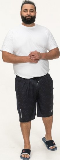D555 Woking Dry Wear Fully Elasticated Polyester Shorts Navy - Športové oblečenie - Sportovní Oblečení 2XL-10XL