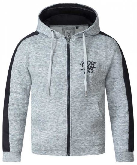 D555 Ronnie Full zip Hoodie - Mikiny & mikiny bez kapucne - Mikiny & Mikiny s Kapucňou 2XL-12XL
