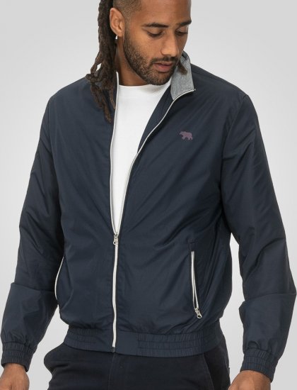 D555 Ealing Lightweight Zip Through Jacket With Zip Pockets Navy - Bundy - Bundy Nadmerné Veľkosti 2XL-8XL