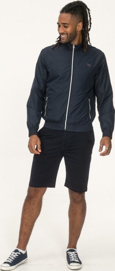 D555 Ealing Lightweight Zip Through Jacket With Zip Pockets Navy - Bundy - Bundy Nadmerné Veľkosti 2XL-8XL