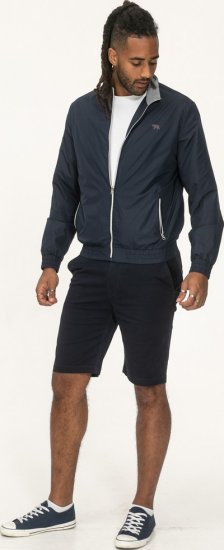 D555 Ealing Lightweight Zip Through Jacket With Zip Pockets Navy - Bundy - Bundy Nadmerné Veľkosti 2XL-8XL