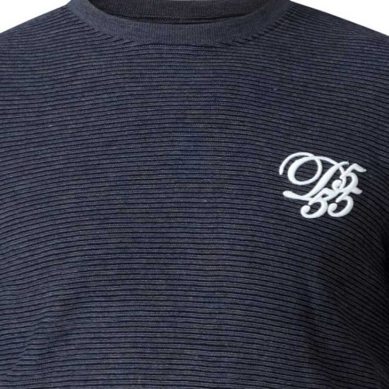 D555 Plato Long Sleeve T-shirt Charcoal - Tričká - Nadrozmerné tričká - 2XL-14XL
