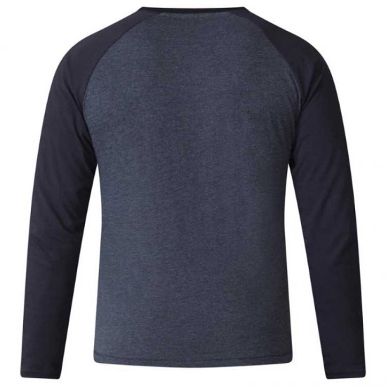 D555 Neill Long Sleeve T-shirt Black - Tričká - Nadrozmerné tričká - 2XL-14XL