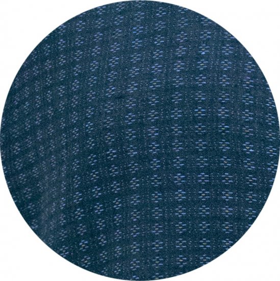 D555 Pontefract Jacquard Linen Mix Short Sleeve Shirt With Button Down Navy - Košele - Košele 2XL-10XL