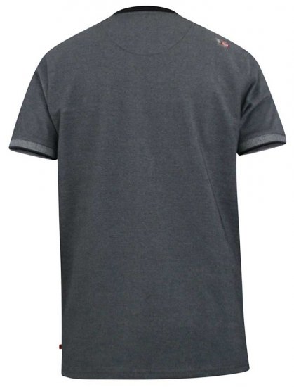D555 Owen Colorless Polo Charcoal - Polokošele - Polokošele 2XL-8XL