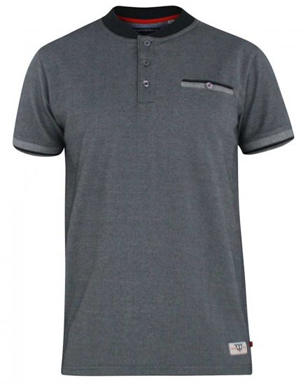 D555 Owen Colorless Polo Charcoal - Polokošele - Polokošele 2XL-8XL