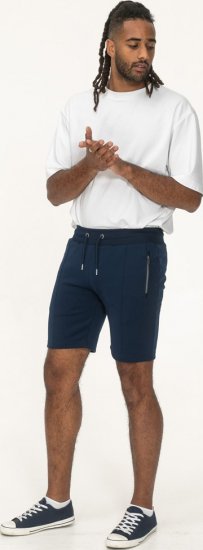 D555 Spalding Elasticated Waist Interlock Shorts Navy - Tepláky & teplákové kraťasy - Tepláky & Teplákové kraťasy - 2XL-12XL