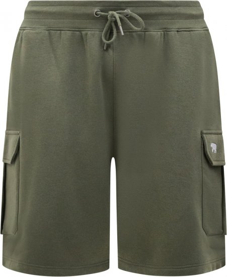 D555 Wigan 1 Elasticated Waist Fleece Cargo Shorts Khaki - Tepláky & teplákové kraťasy - Tepláky & Teplákové kraťasy - 2XL-12XL