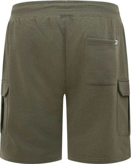 D555 Wigan 1 Elasticated Waist Fleece Cargo Shorts Khaki - Tepláky & teplákové kraťasy - Tepláky & Teplákové kraťasy - 2XL-12XL